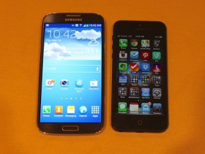 iPhone 5S  - galaxy s4