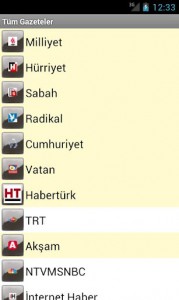 Tüm gazeteler