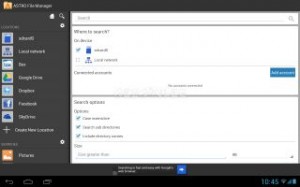 ASTRO File Manager Browser