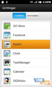 GO Switch Widget