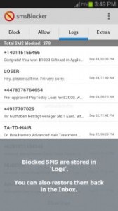 sms Blocker