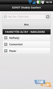 İzmir Eshot Otobüs Saatleri